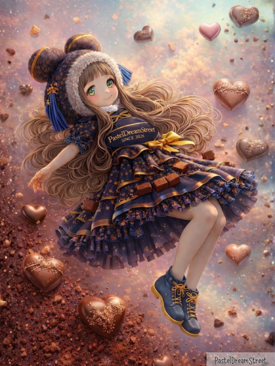 チョコレートの夢を漂う少女
